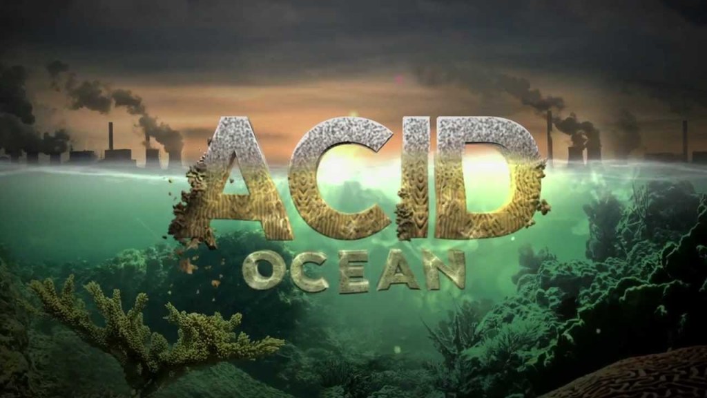 Acidic ocean illustration